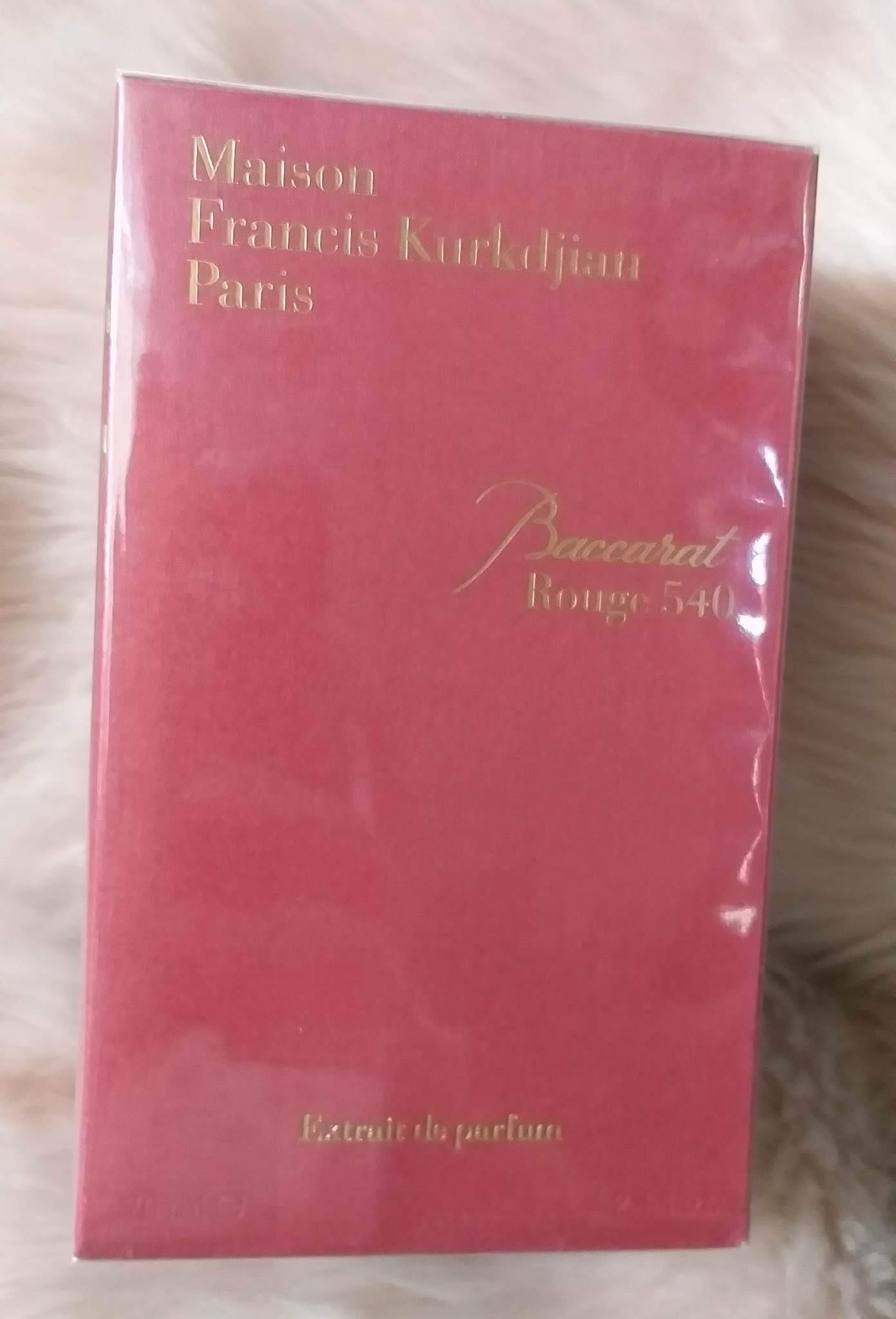Maison Francis Kurkdjian Paris Baccarat Rouge 540 Red