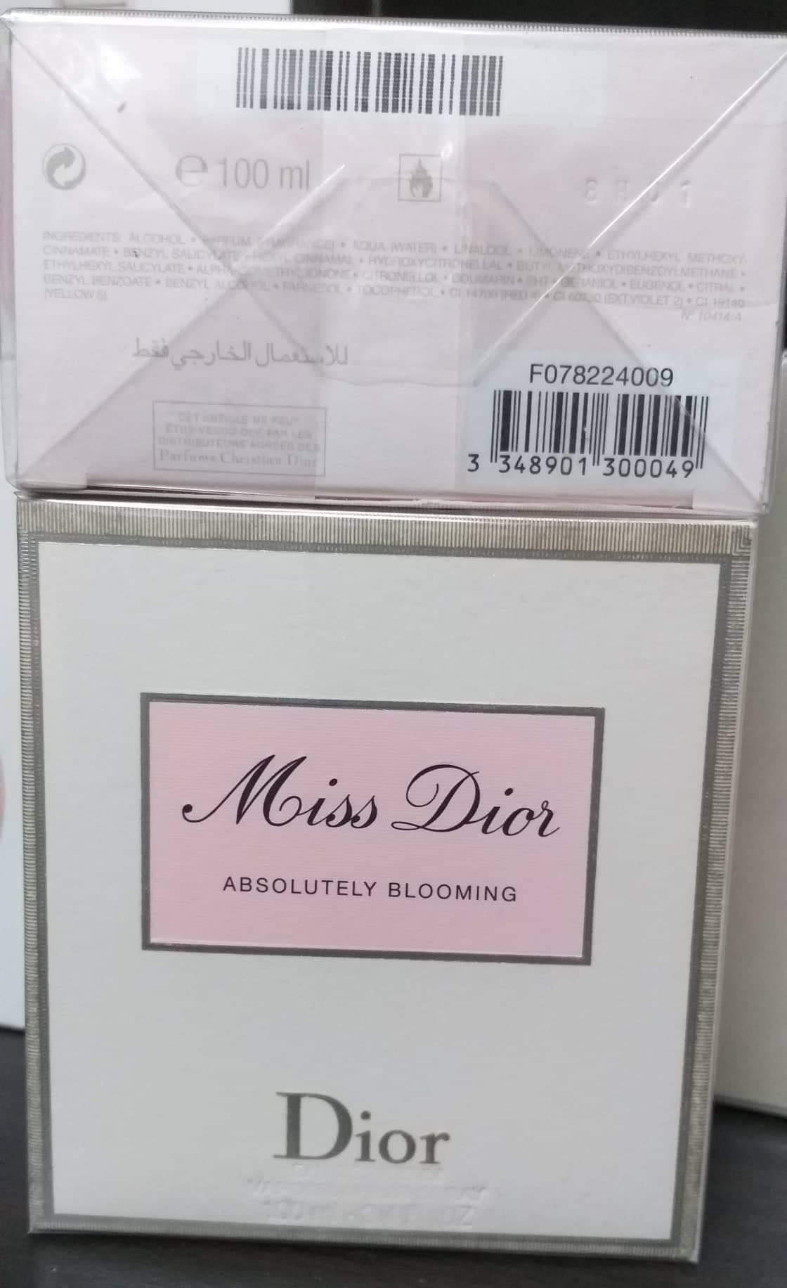 Miss dior clearance absolutely blooming tester